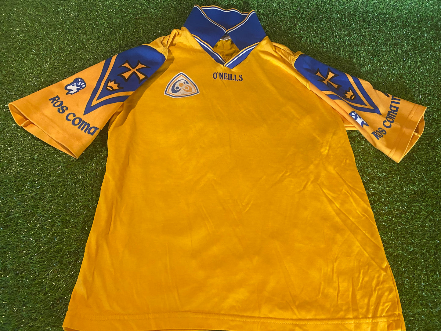 Co Roscommon Ireland GAA Gaelic Football Large Mans Match Worn no5 Vintage Jersey