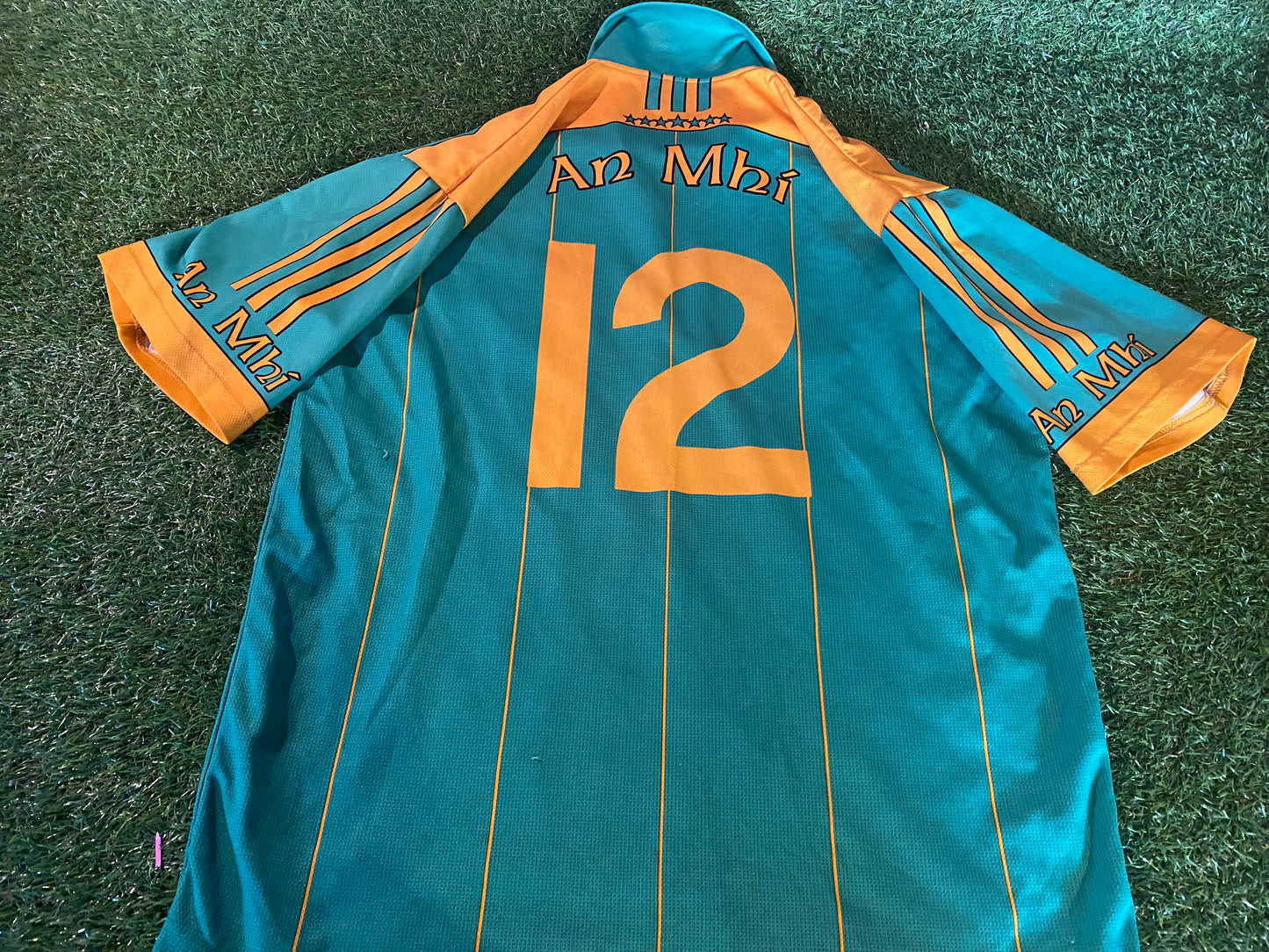 Co Meath Ireland GAA Gaelic Hurling Large Mans Vintage Match Worn no12 Jersey