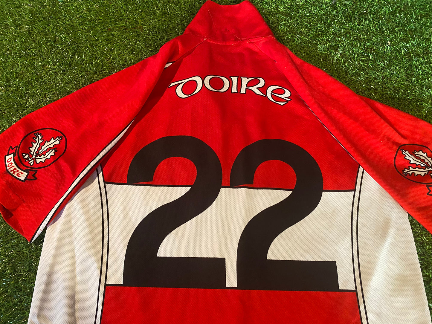 Co Derry Doire Ireland GAA Gaelic Football Hurling Large Mans Match Worn no22 Vintage Jersey