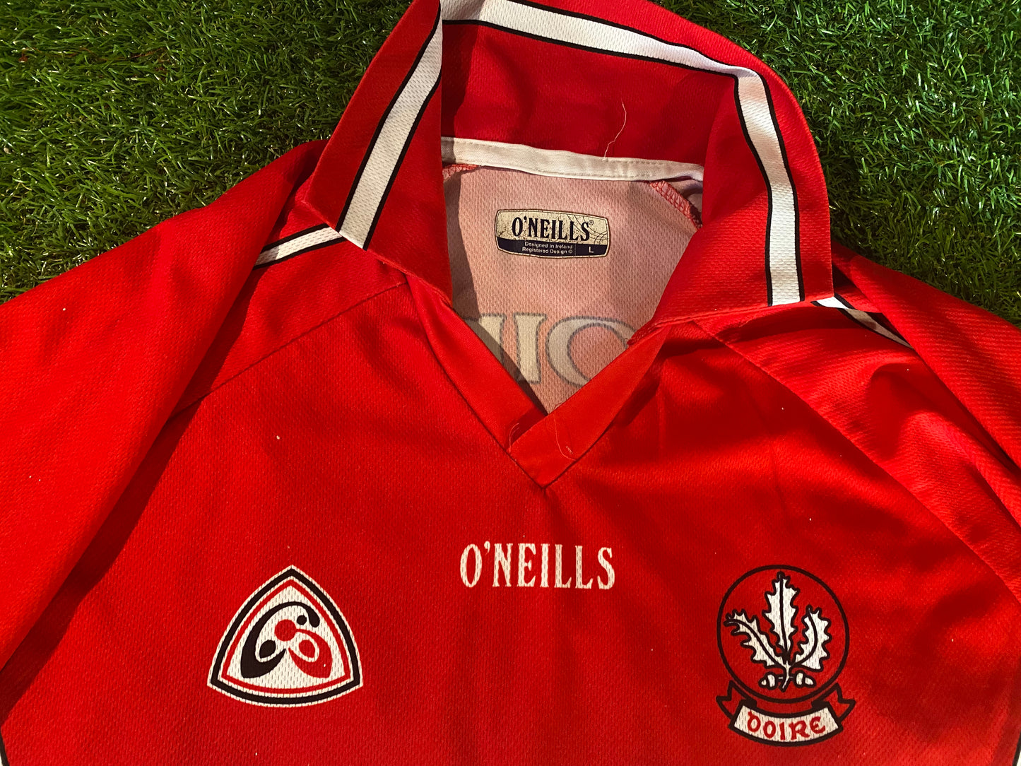 Co Derry Doire Ireland GAA Gaelic Football Hurling Large Mans Match Worn no22 Vintage Jersey