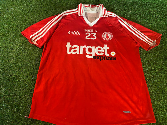 Co Tyrone Eire Irish Ireland GAA Gaelic Football Hurling Large Mans Match Worn no23 Jersey