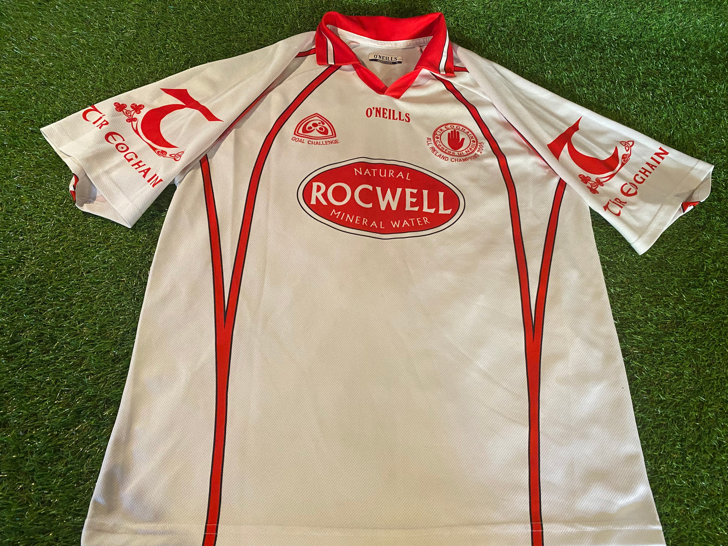 Co Tyrone Eire Irish Ireland GAA Gaelic Football Hurling Large Mans No20 Champions 2005 Jersey