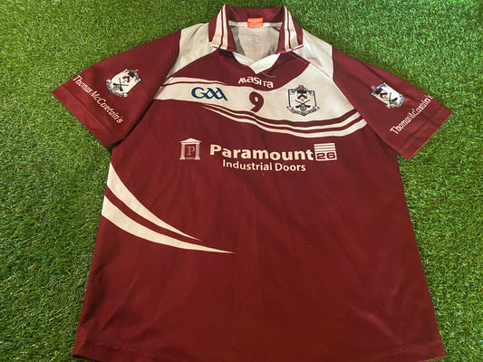 Thomans McCurtain London GAA Gaelic Hurling Large Mans Vintage Match Worn no9 Jersey