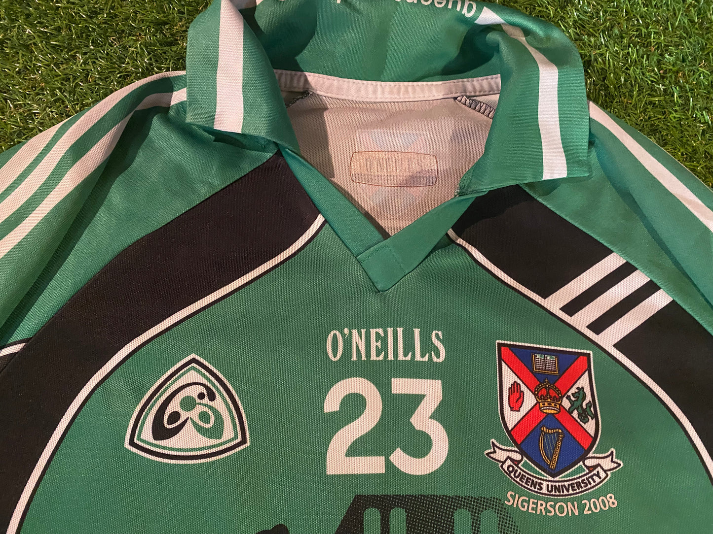 Queens University Belfast Ireland GAA Gaelic Football Medium Mans Match Worn no23 Jersey