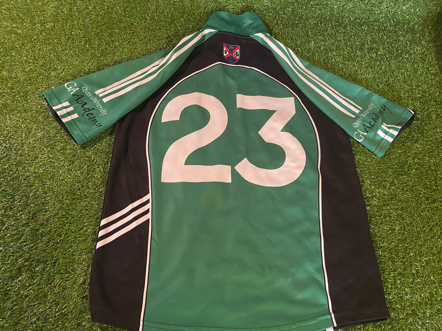 Queens University Belfast Ireland GAA Gaelic Football Medium Mans Match Worn no23 Jersey