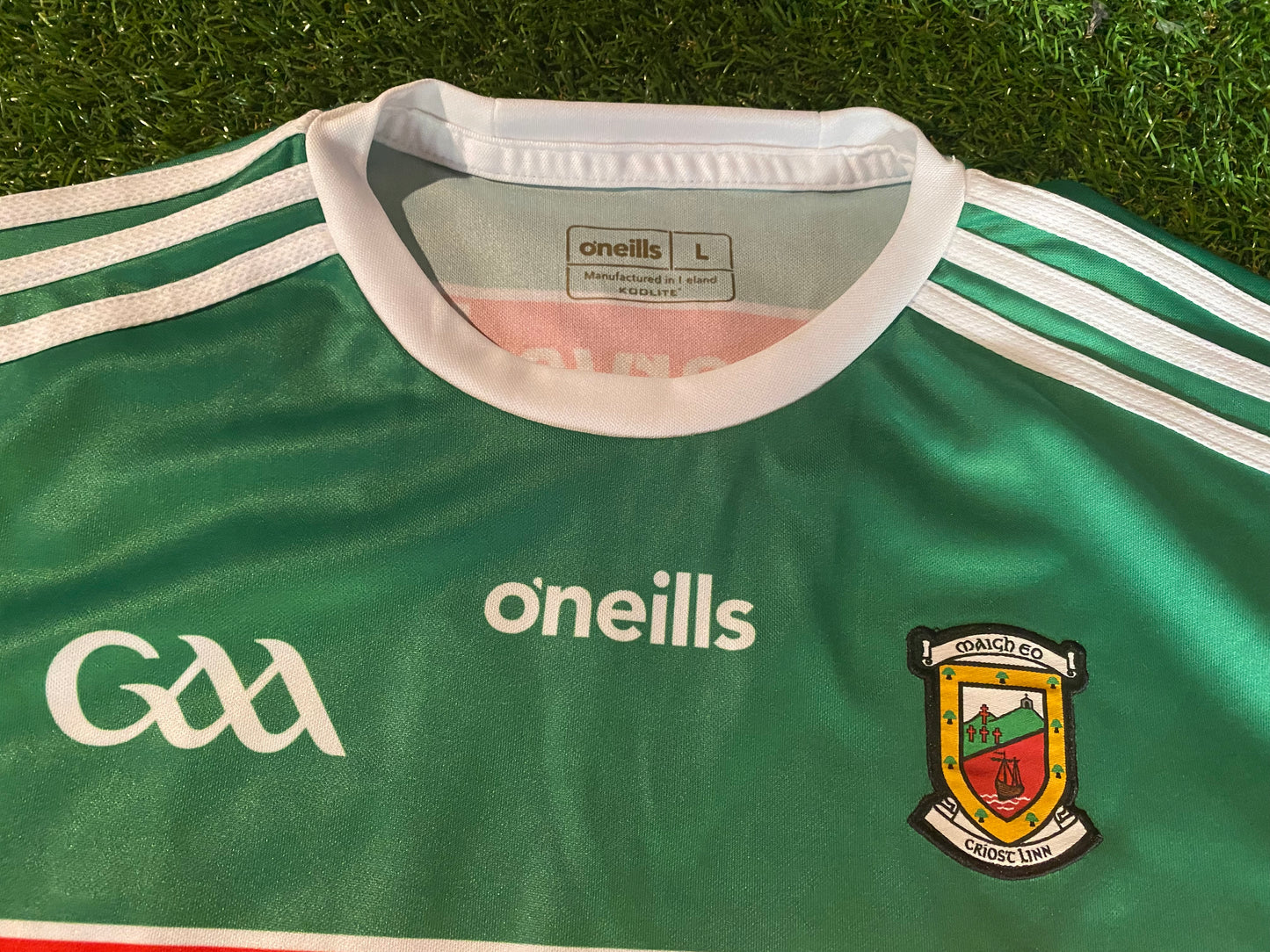 Co Mayo Eire Ireland GAA Gaelic Hurling Football New BNWT Large Mans Home Jersey