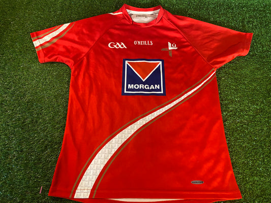 Co Louth Eire Ireland GAA Gaelic Hurling Football XL Extra Large Mans Tight Fit Jersey