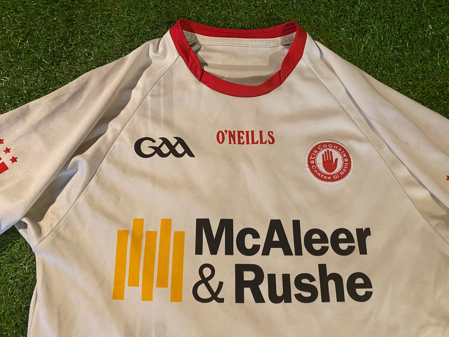 Co Tyrone Eire Irish Ireland GAA Gaelic Football Large Mans Tight Fit Player Issue Jersey