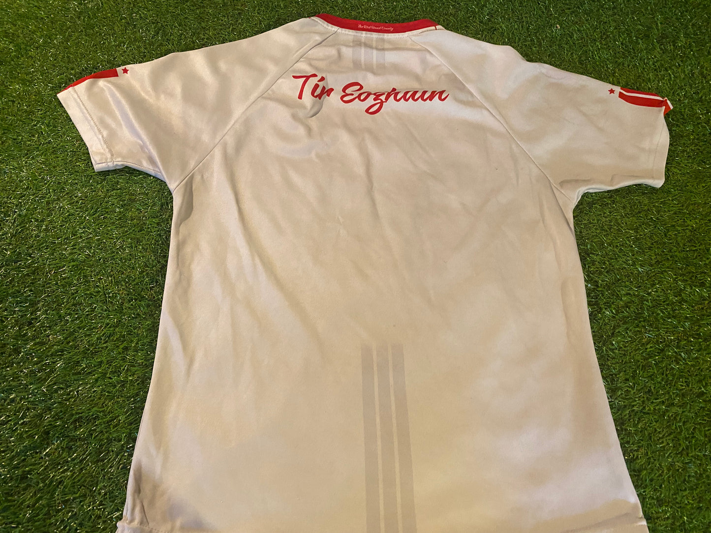 Co Tyrone Eire Irish Ireland GAA Gaelic Football Large Mans Tight Fit Player Issue Jersey