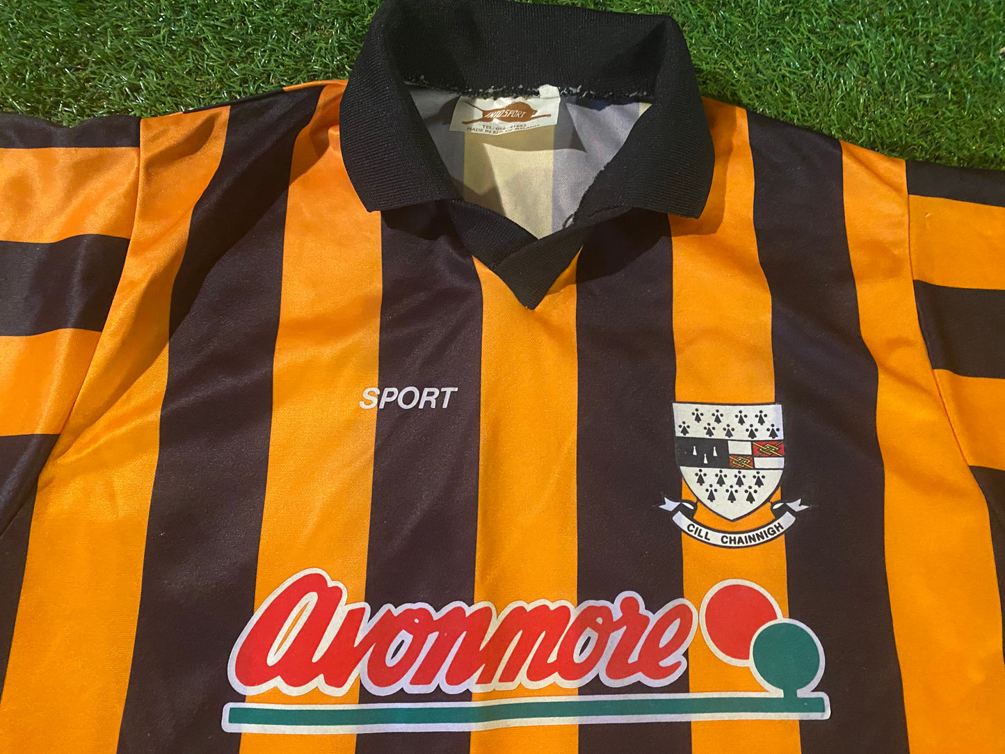 Co Kilkenny Irish Eire Ireland GAA Gaelic Football Hurling Large Mans Vintage Home Jersey