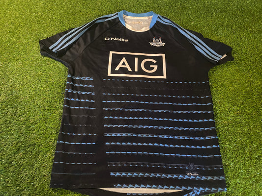 Co Dublin Ath Cliath Irish Eire Ireland GAA Gaelic Football XL Extra Large Mans Tight Fit Jersey