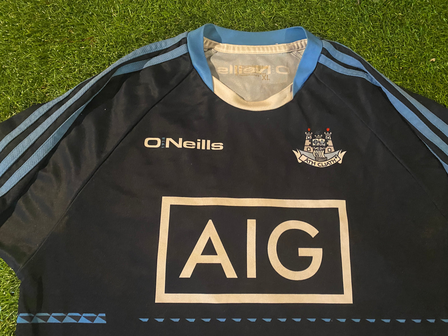 Co Dublin Ath Cliath Irish Eire Ireland GAA Gaelic Football XL Extra Large Mans Tight Fit Jersey