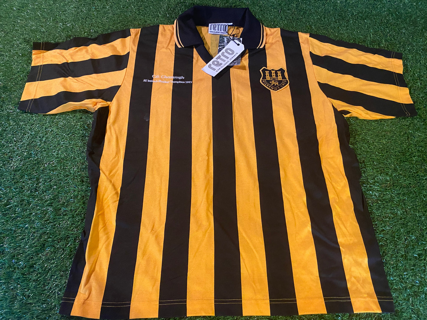 Co Kilkenny Ireland GAA Gaelic Football Hurling XL Extra Large Mans Vintage Home Jersey