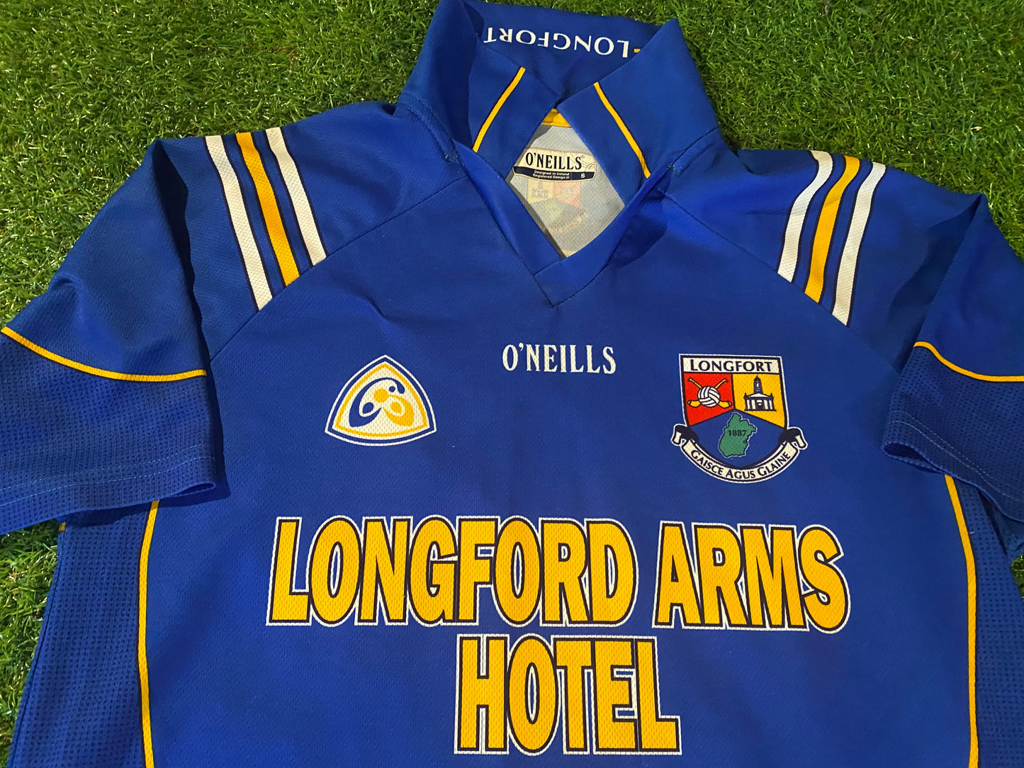 Co Longford Ireland GAA Gaelic Football Hurling Small to Medium Mans Match Worn Jersey