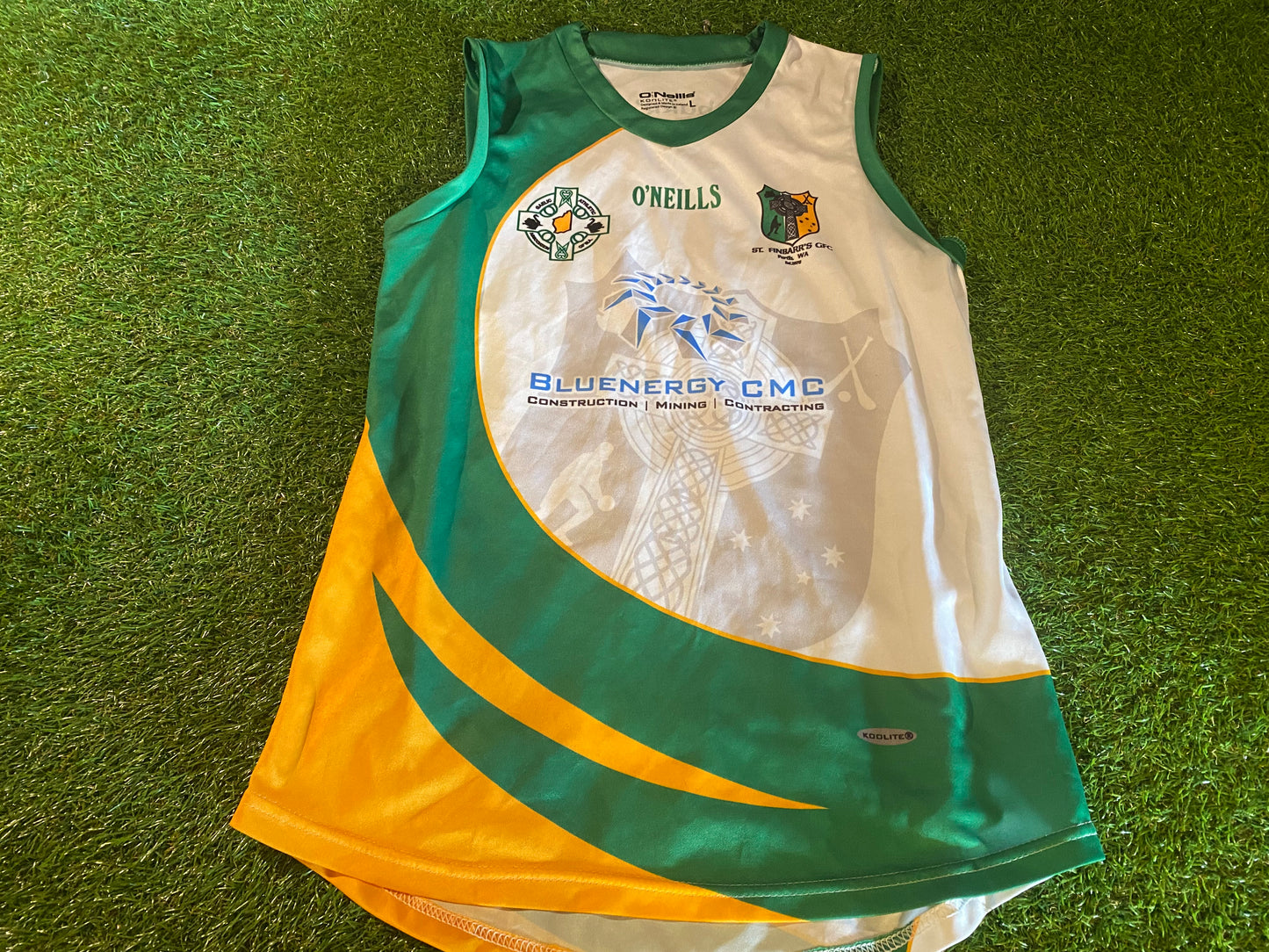 St Finbars Perth Australia GAA Gaelic Football Hurling Medium Mans Sleeveless Jersey