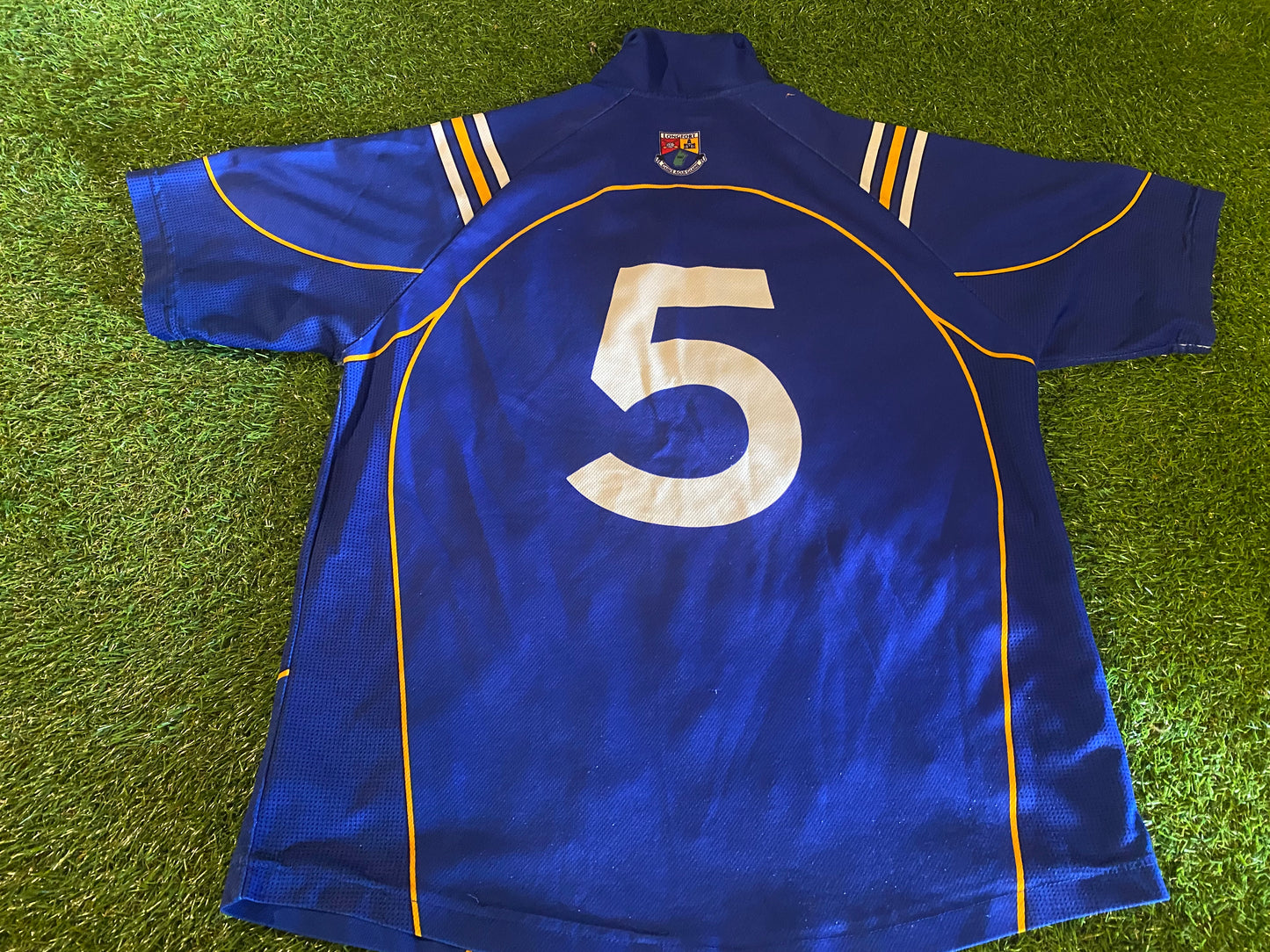 Co Longford Ireland GAA Gaelic Hurling Medium Mans Vintage Match Worn no5 Jersey