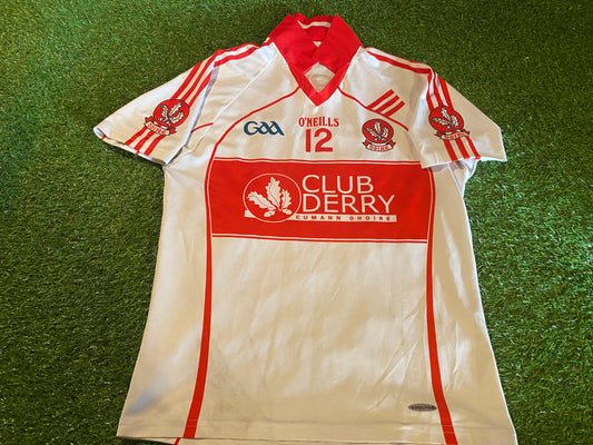 Co Derry Doire Ireland GAA Gaelic Football Hurling Medium Mans Tight Fit no12 Home Jersey