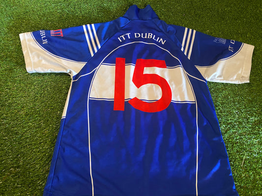 ITT Dublin Eire Irish Ireland GAA Gaelic Football Hurling Large Mans Match Worn no15 Jersey