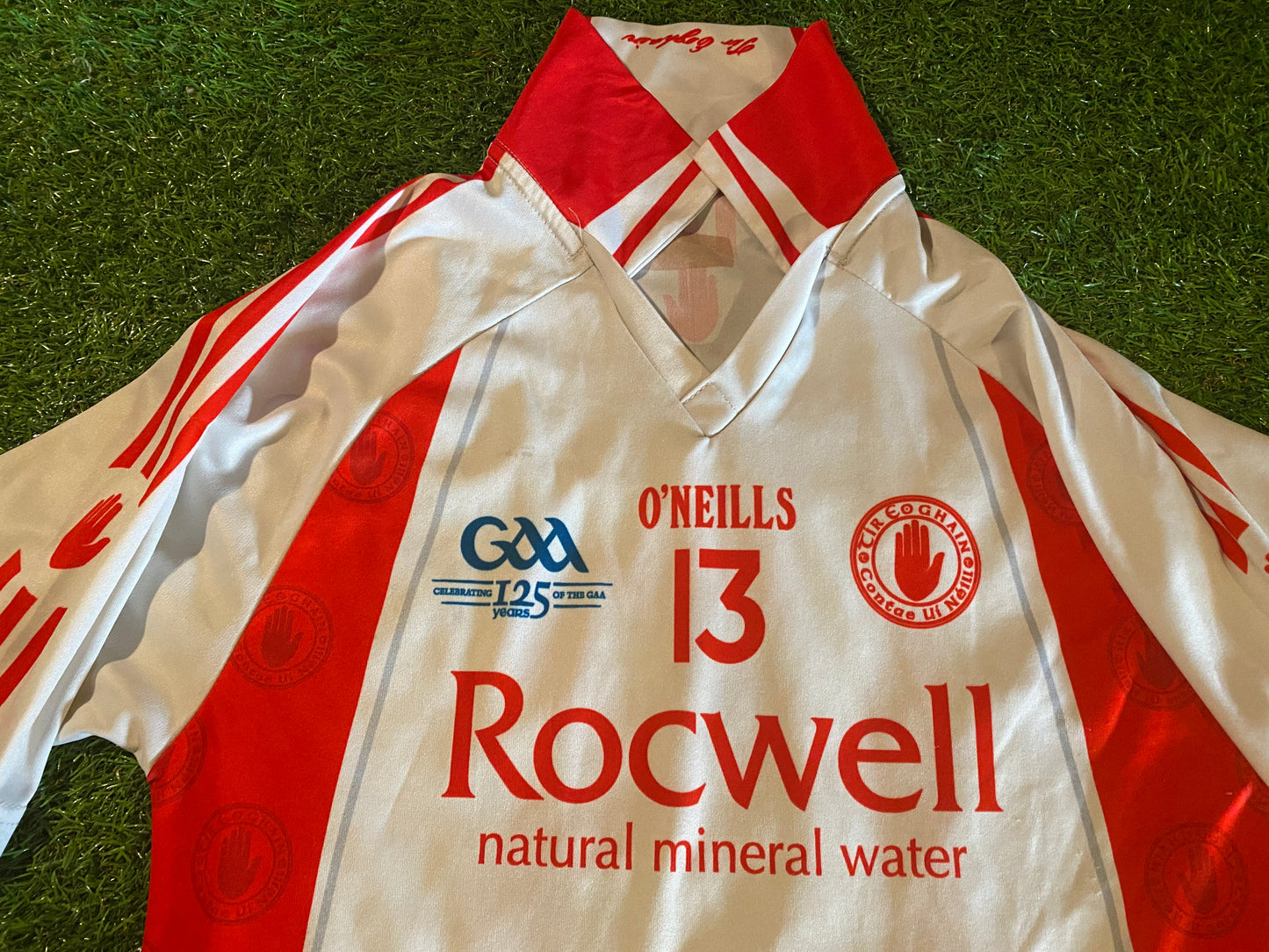 Co Tyrone Ireland Eire Hurling GAA Gaelic Football Small Mans Match Worn no13 Jersey