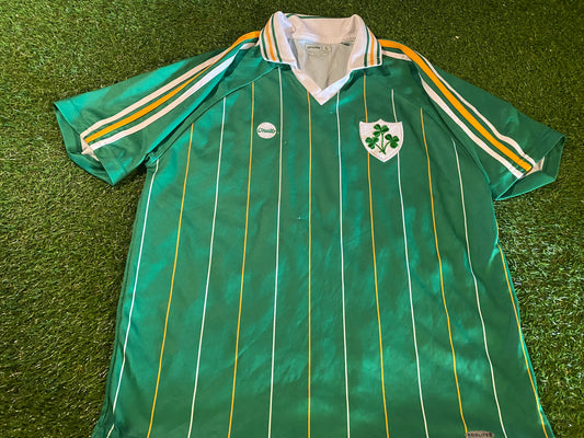 Eire Irish Ireland Football Soccer Large Mans Rare Oneills 1980s Style Home Jersey