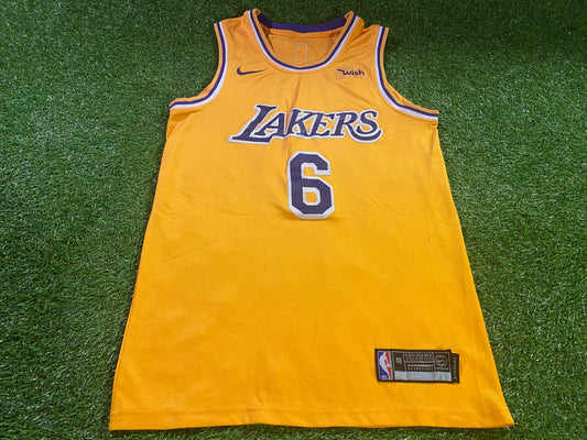 LA Lakers NBA USA United States of America Basketball Medium Mans James no6 Jersey