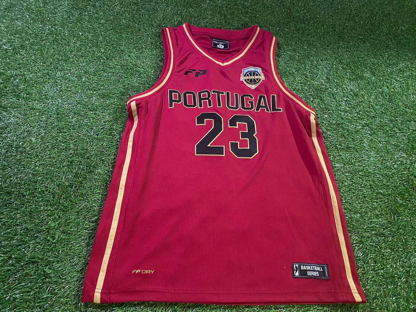 Portugal European NBA Basketball X Small Mans No23 Jersey