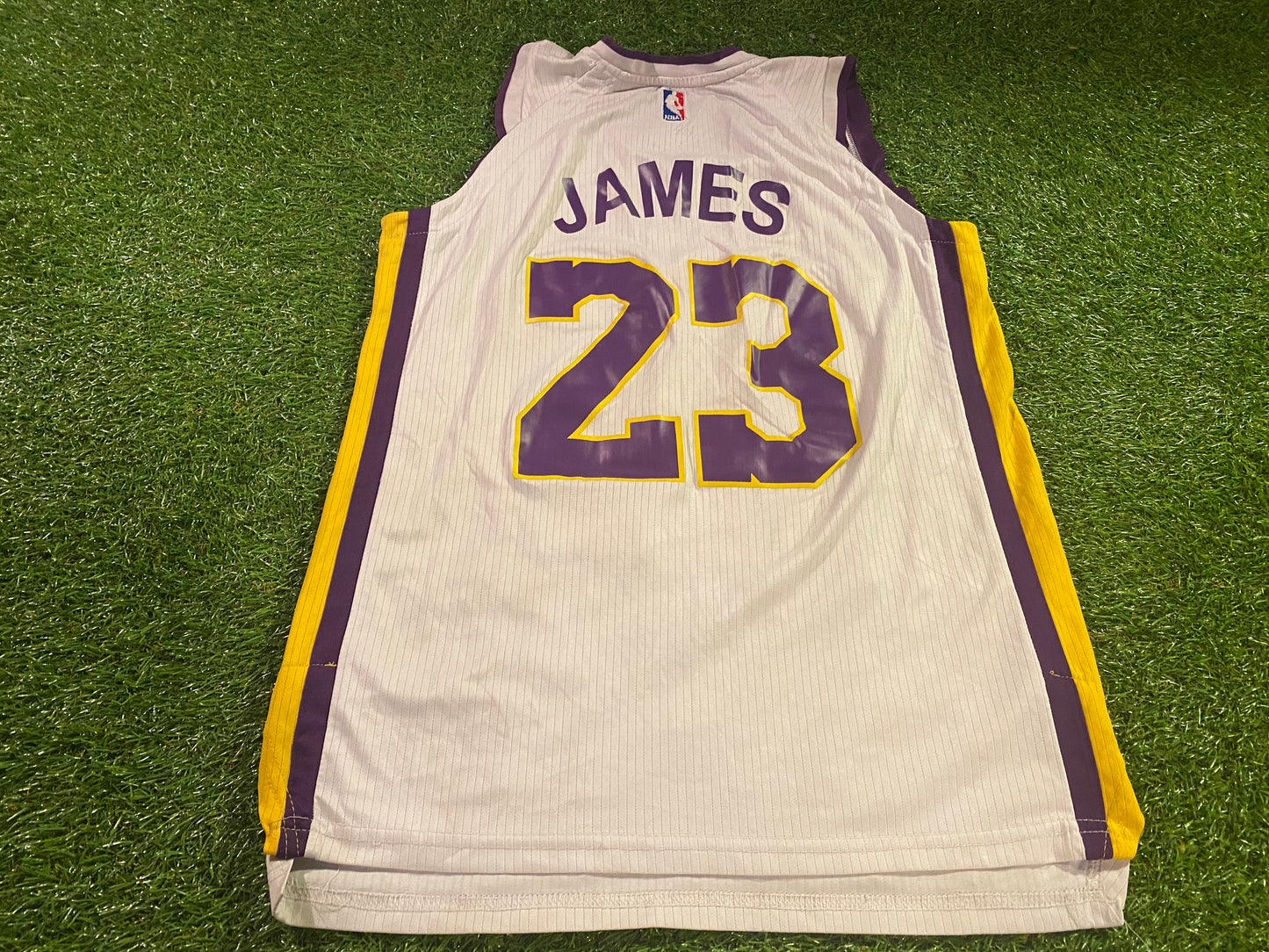 LA Lakers NBA USA United States of America Basketball Medium Mans James no23 Jersey