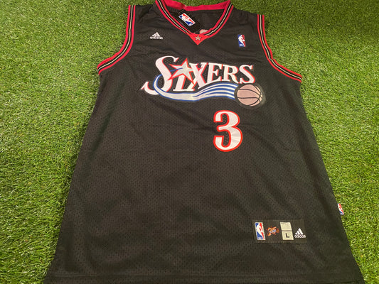 76ers NBA USA United States of America Basketball Large Mans Iverson no3 New Jersey