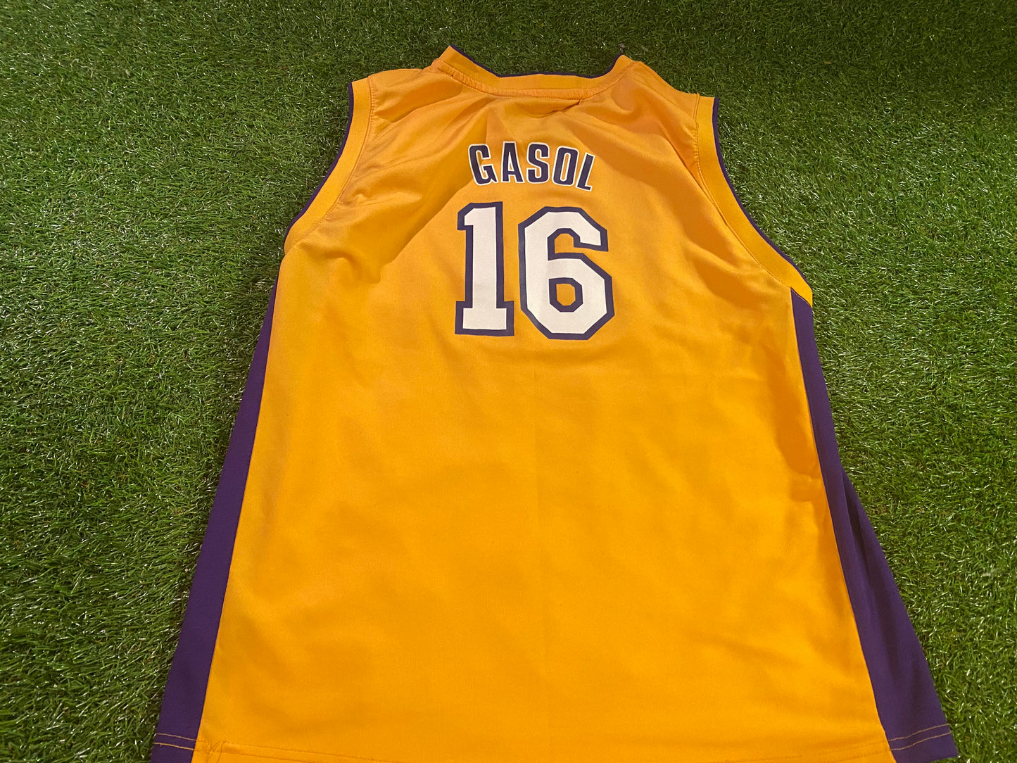 LA Lakers NBA USA United States of America Basketball X Small Mans Gasol no16 Adidas Jersey