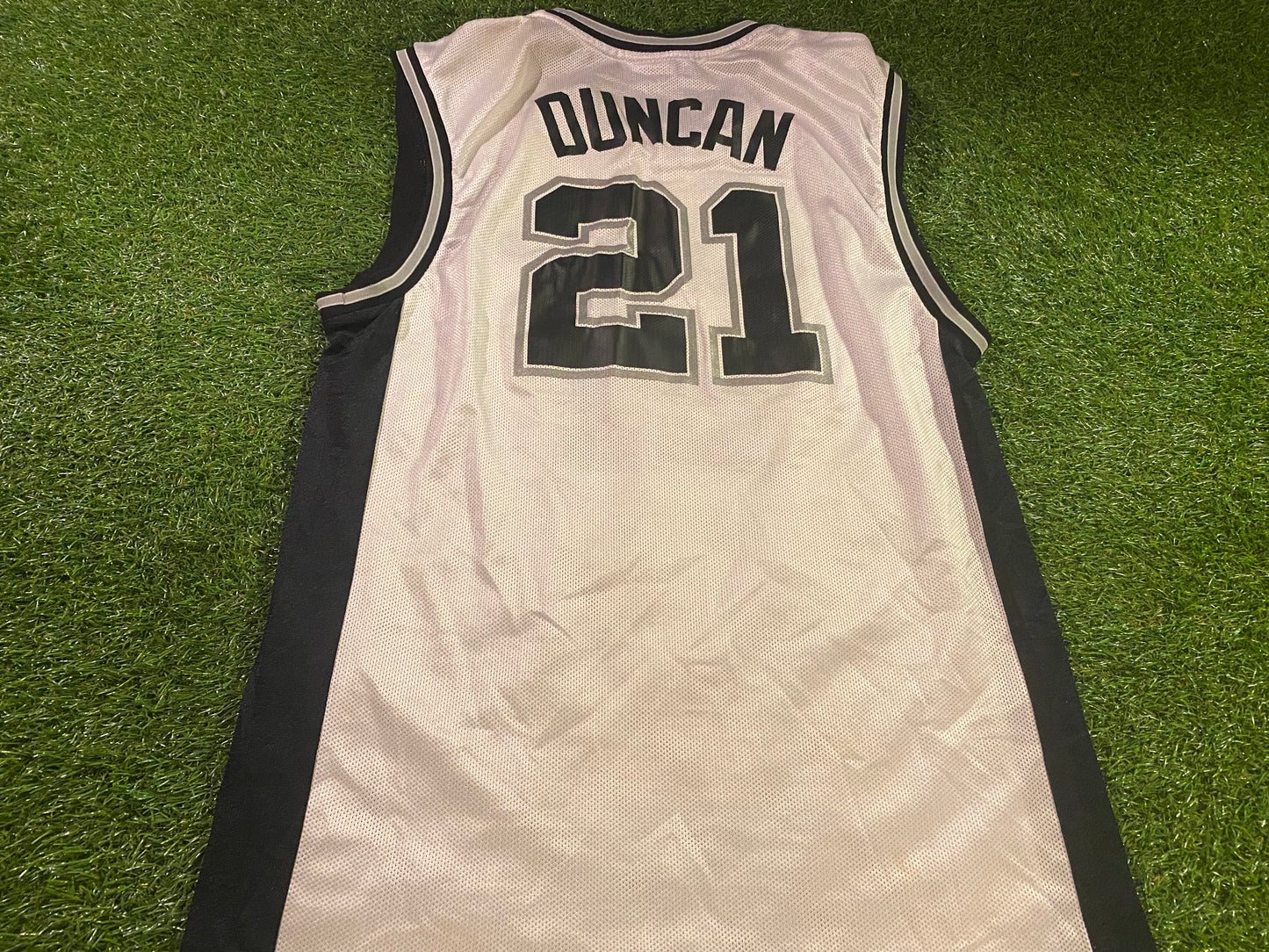 San Antonio Spurs NBA USA United States of America Basketball Medium Mans Duncan no21 Jersey