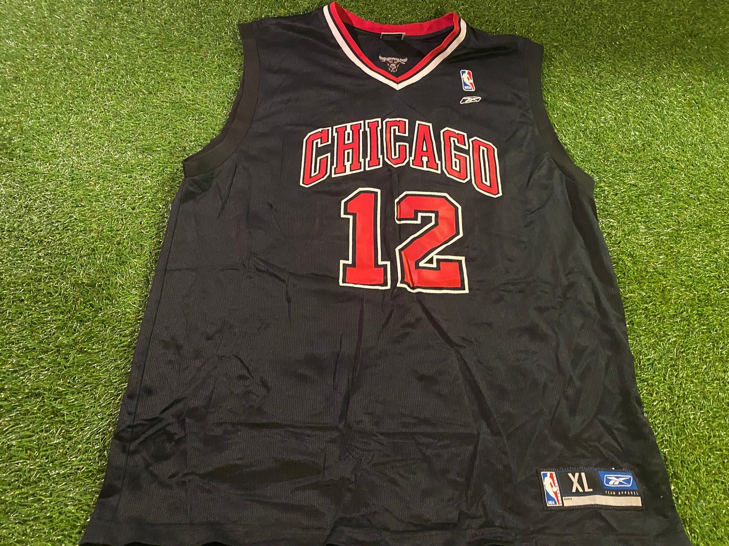 Chicago Bulls NBA USA United States of America Basketball XL Extra large Hinrich no12 Jersey