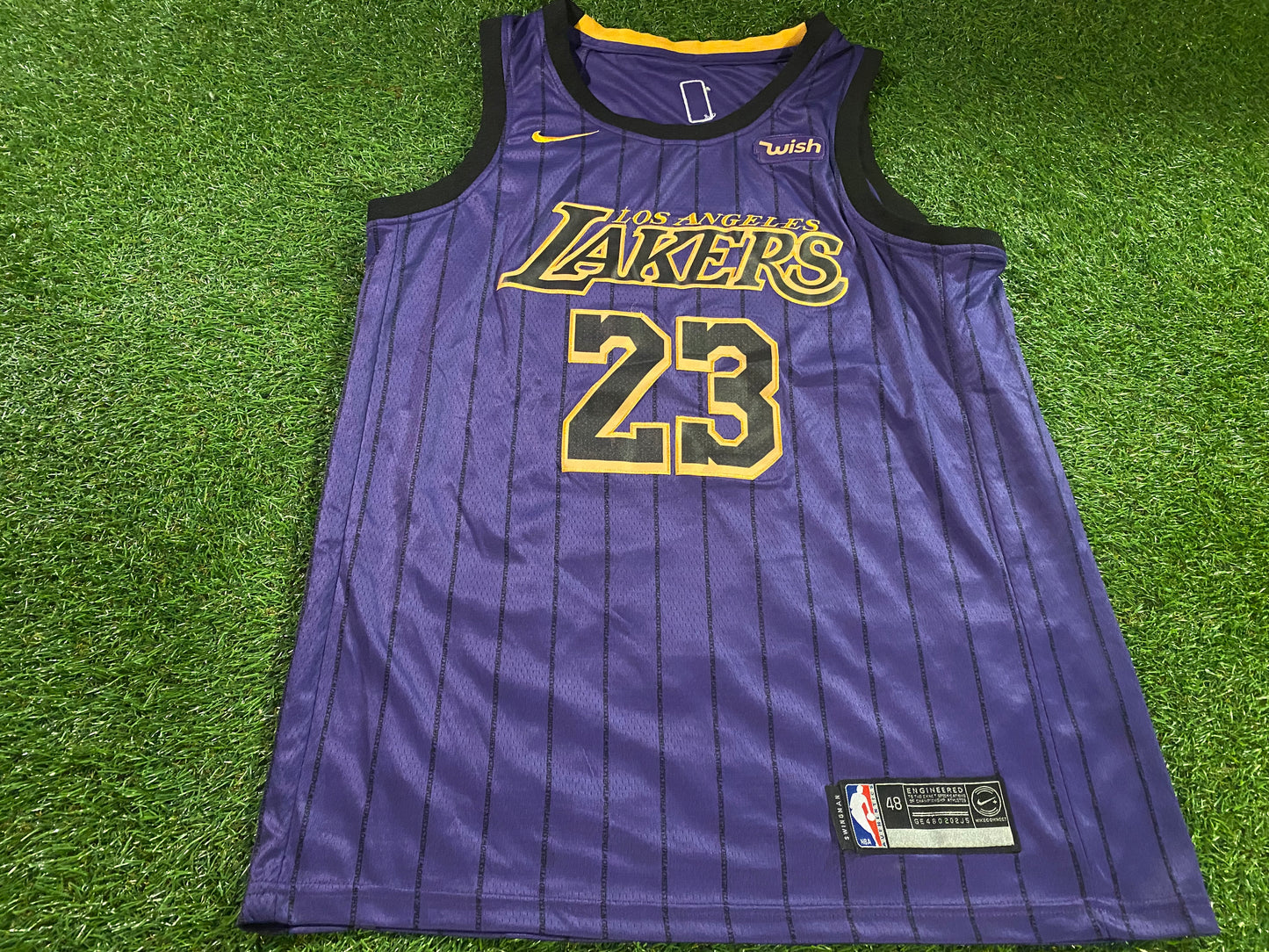 LA Lakers NBA USA United States of America Basketball Large Mans James no23 Jersey