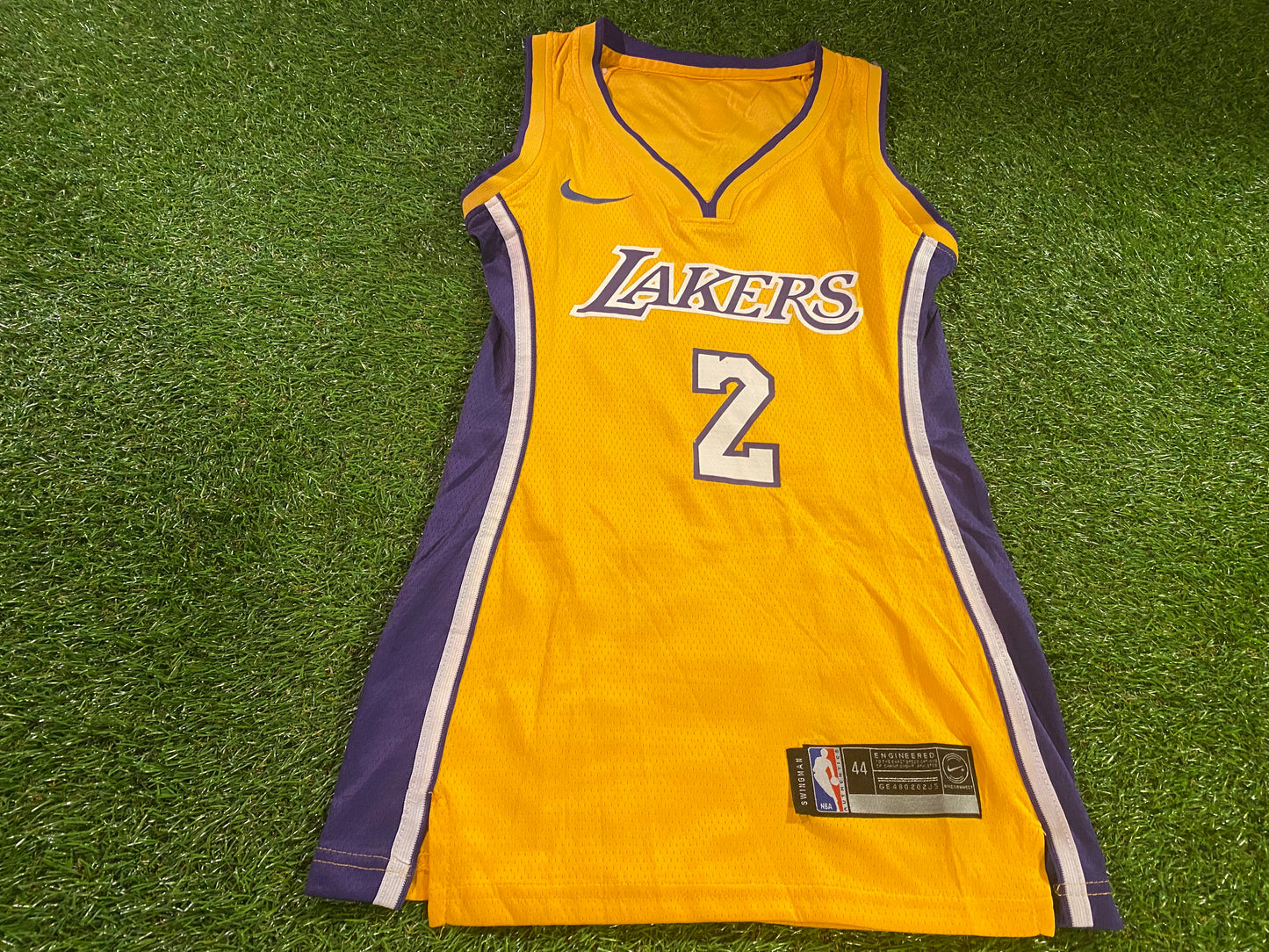 LA Lakers NBA USA United States of America Basketball Womans Size 10 Adidas Jersey