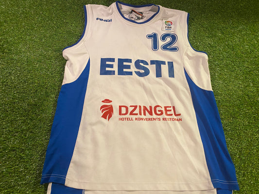 FIBA Europe European German Germany Basketball Medium Mans Kabin no12 Jersey