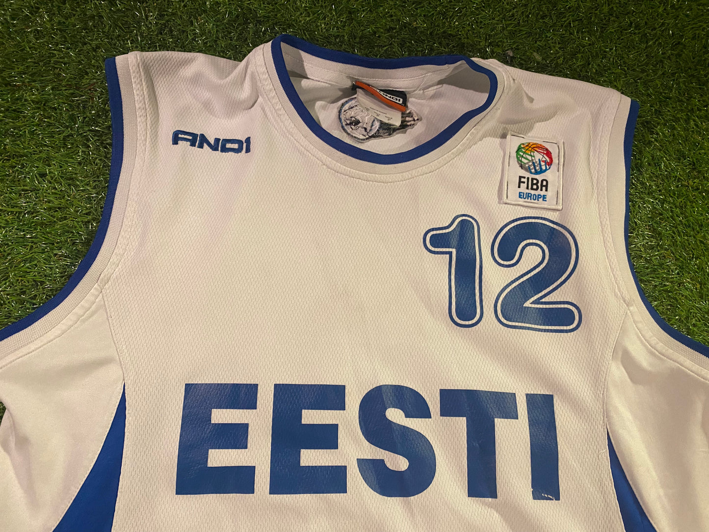 FIBA Europe European German Germany Basketball Medium Mans Kabin no12 Jersey