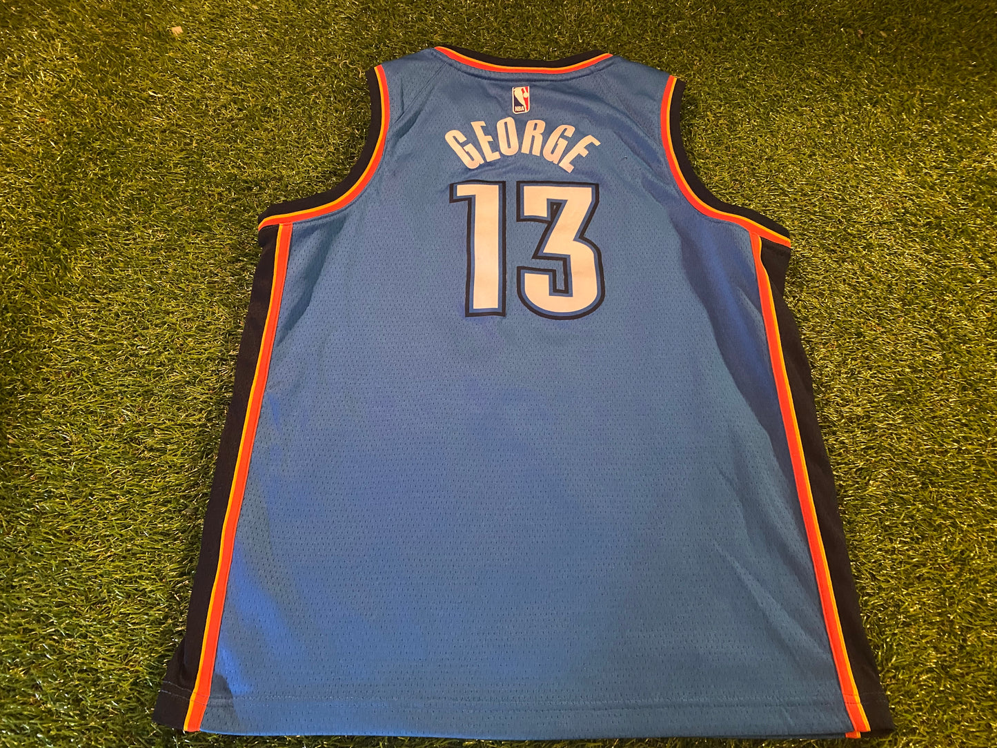 Oklahoma City NBA USA United States of America Basketball X Small Mans George no13 Jersey