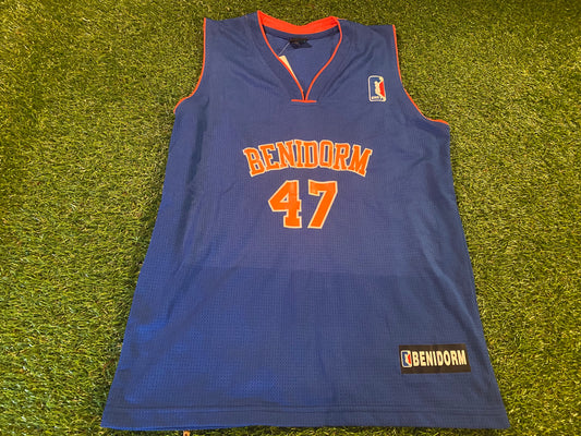 Benidorm Fun Sun Holiday Spain Youths / XS Mans New NBA Basketball Type Jersey