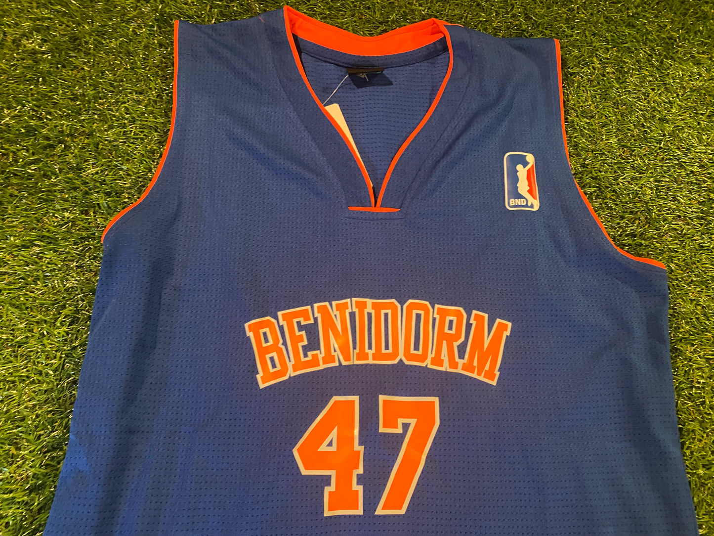 Benidorm Fun Sun Holiday Spain Youths / XS Mans New NBA Basketball Type Jersey