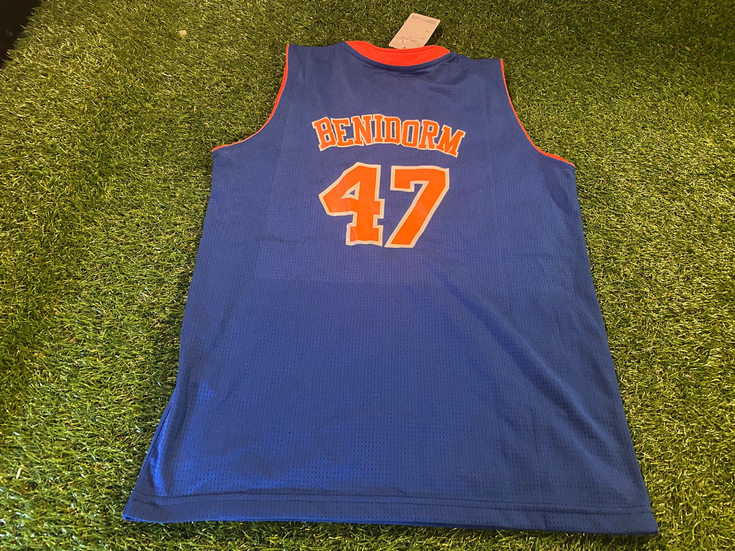 Benidorm Fun Sun Holiday Spain Youths / XS Mans New NBA Basketball Type Jersey