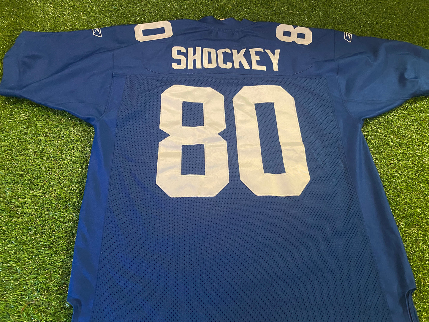 NY New York Yankees NFL American Football USA Medium to Large Mans Shockey no80 Reebok Jersey