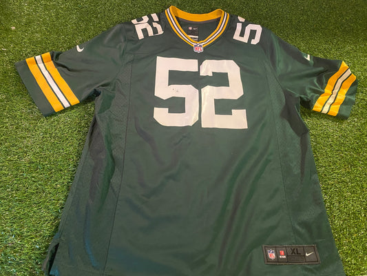 Green Bay Packers NFL American Football USA Extra Large Mans Matthews no52 Reebok Jersey