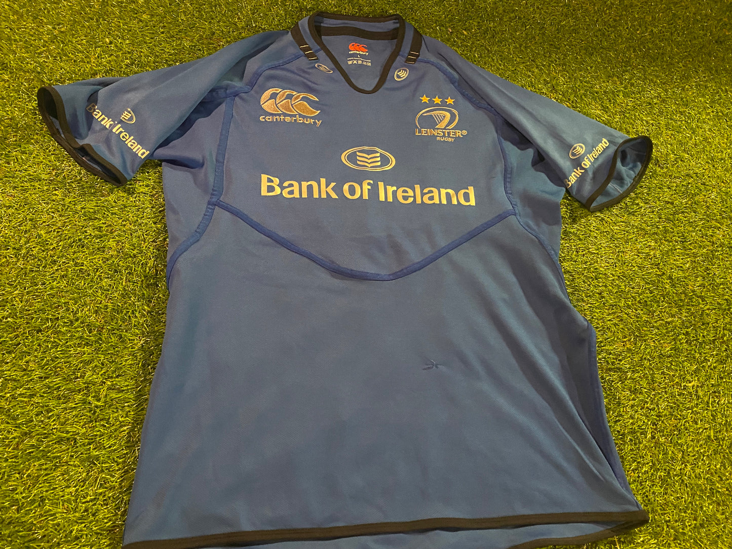 Leinster Eire Irish Ireland Rugby Union Football Large Mans CCC Made Home Jersey