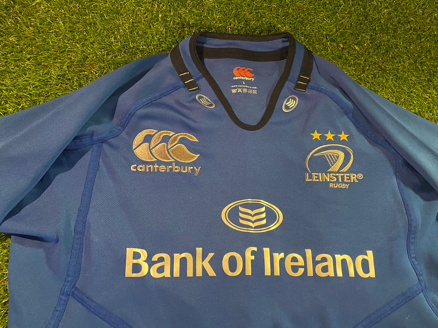 Leinster Eire Irish Ireland Rugby Union Football Large Mans CCC Made Home Jersey