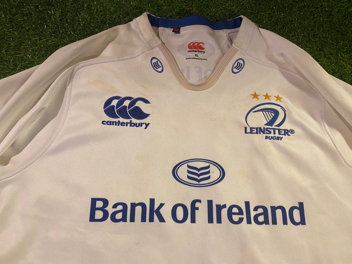 Leinster Eire Irish Rugby Union Football XL Extra Large Mans CCC Made Away Jersey