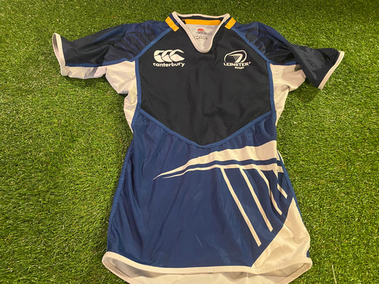 Leinster Eire Irish Rugby Union Football Large Mans Tight Fit Player Issue CCC Home Jersey