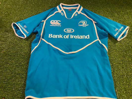 Leinster Eire Irish Rugby Union Football Large Mans CCC Made Vintage Away Jersey