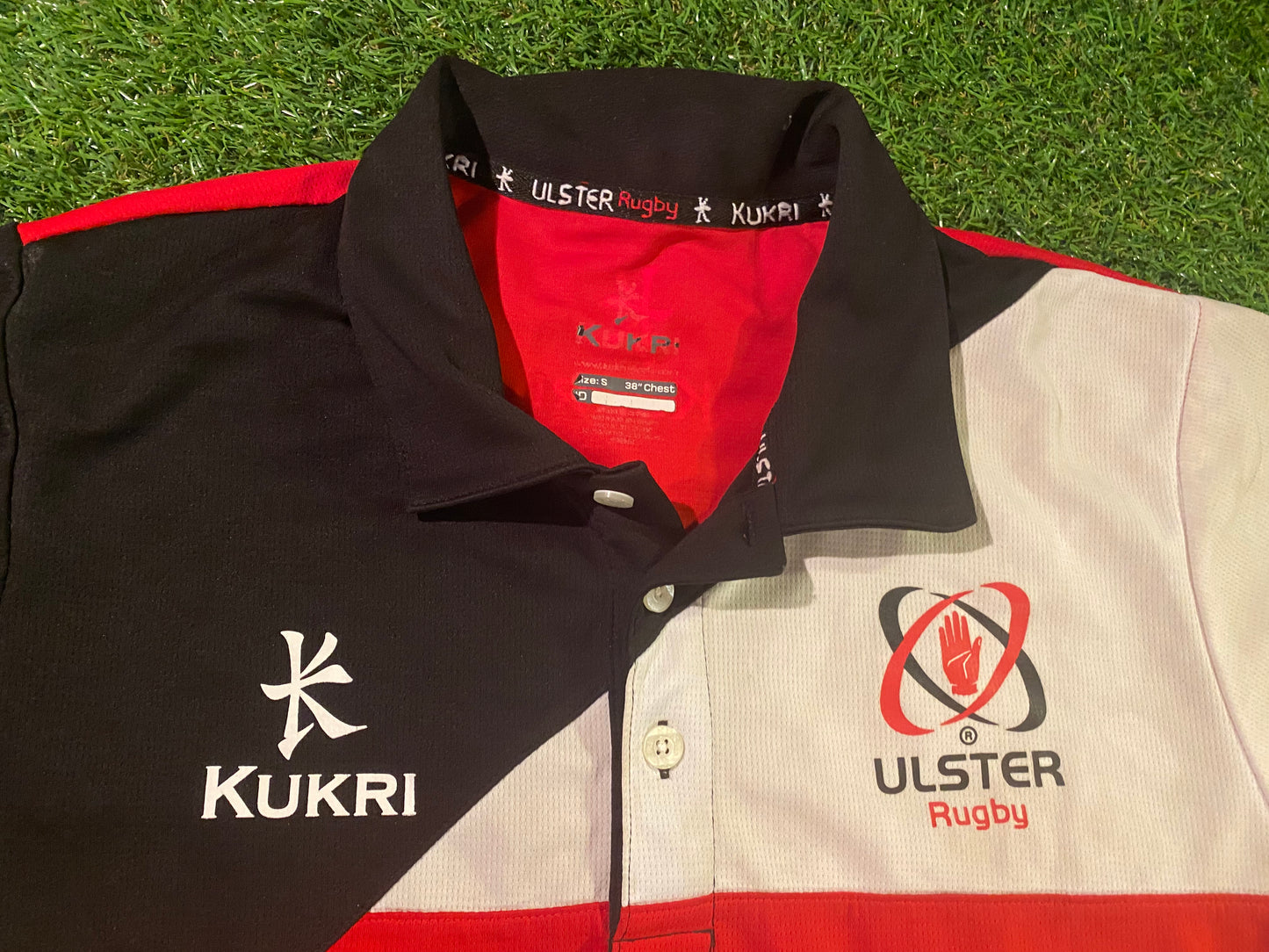 Ulster Northern Ireland Rugby Union Football Small Mans Lighter Polo Jersey SUFTUM