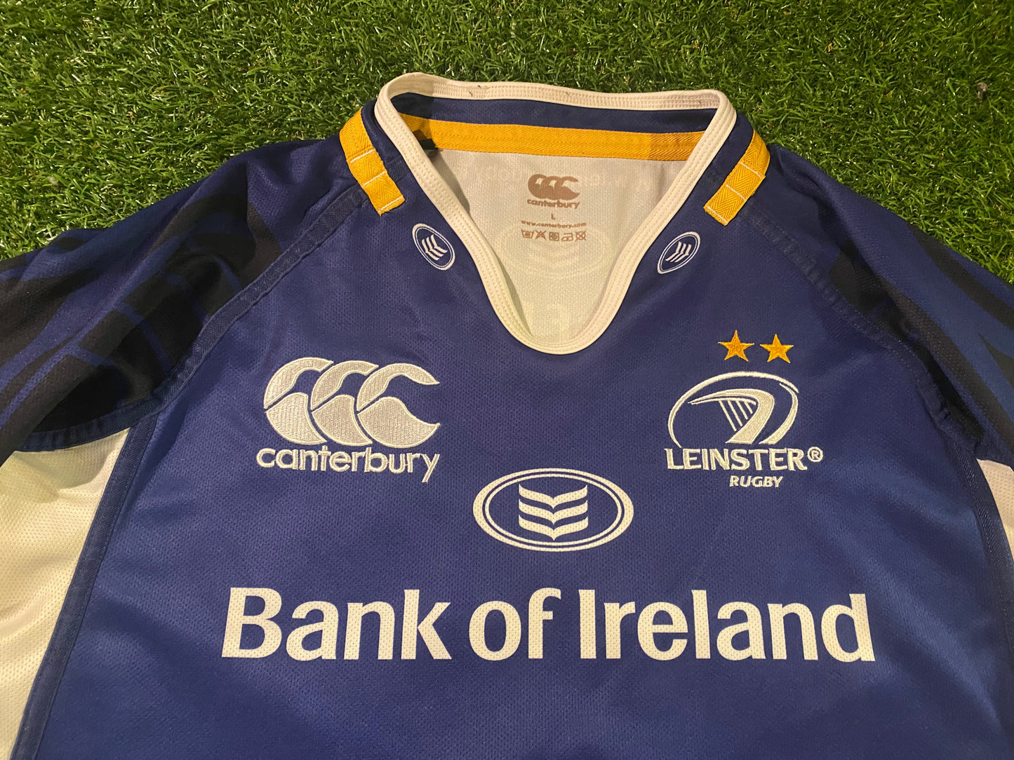 Leinster Eire Irish Ireland Rugby Union Football Large Mans CCC Made Vintage Jersey