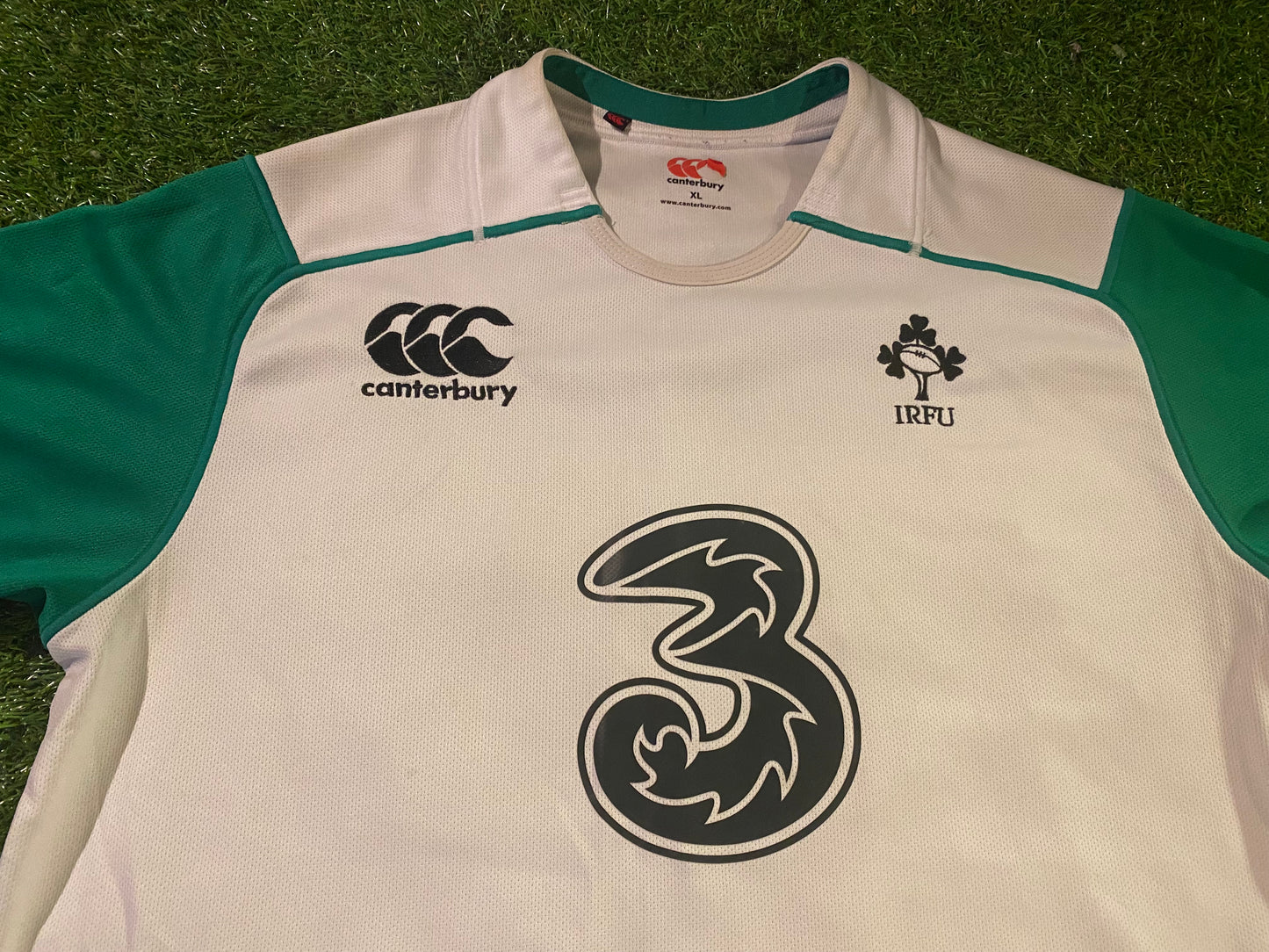 Ireland IRFU Eire Irish Rugby Union Football XL Extra Large Mans CCC Made Jersey