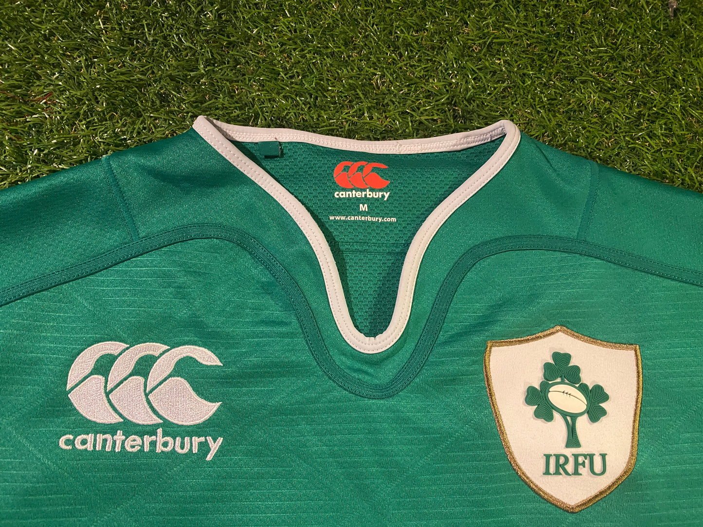 Ireland IRFU Eire Irish Rugby Union Football Medium Mans CCC Made Home Jersey